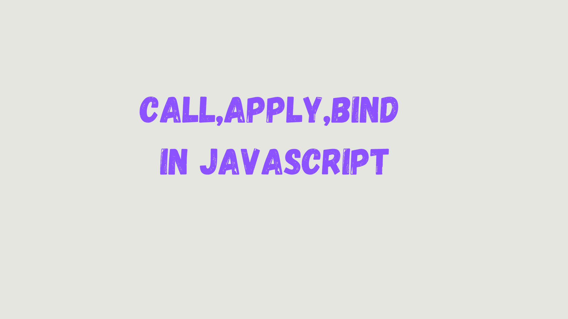 Difference between call apply and bind in javascript.