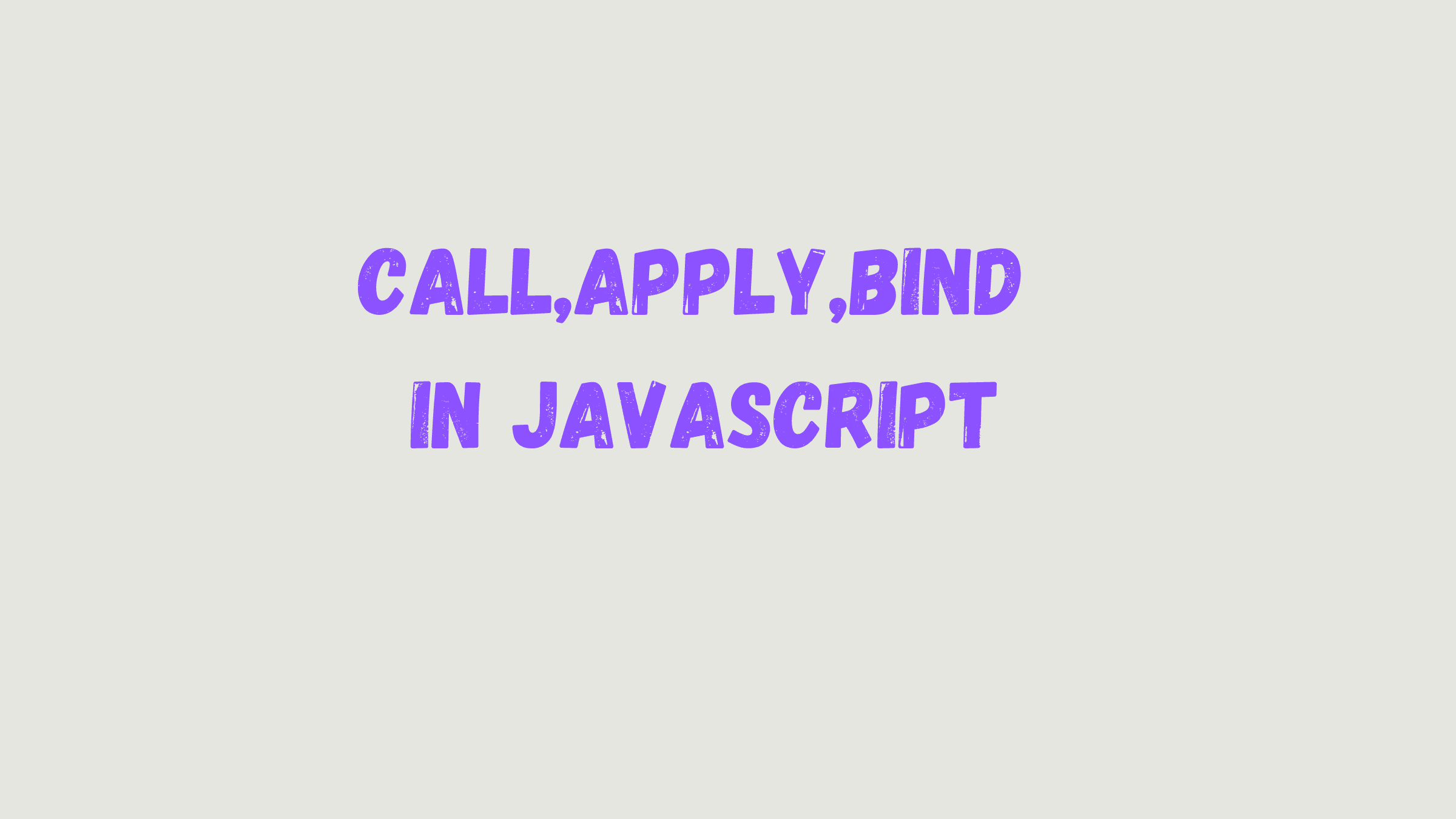 Difference between call apply and bind in javascript.